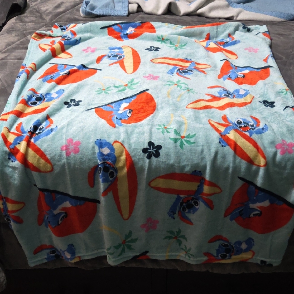 Colorful Surfing Stitch Blanket